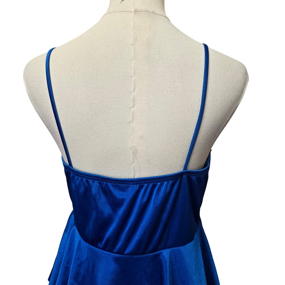 Taboo Vintage 90s Y2K Fairy Rhinestone Babydoll Tiered Going Out Mini Dress L - Picture 5 of 11